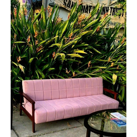 LS-591 Pink : Ghế Sofa Băng Đa Chức Năng + Nệm Hồng